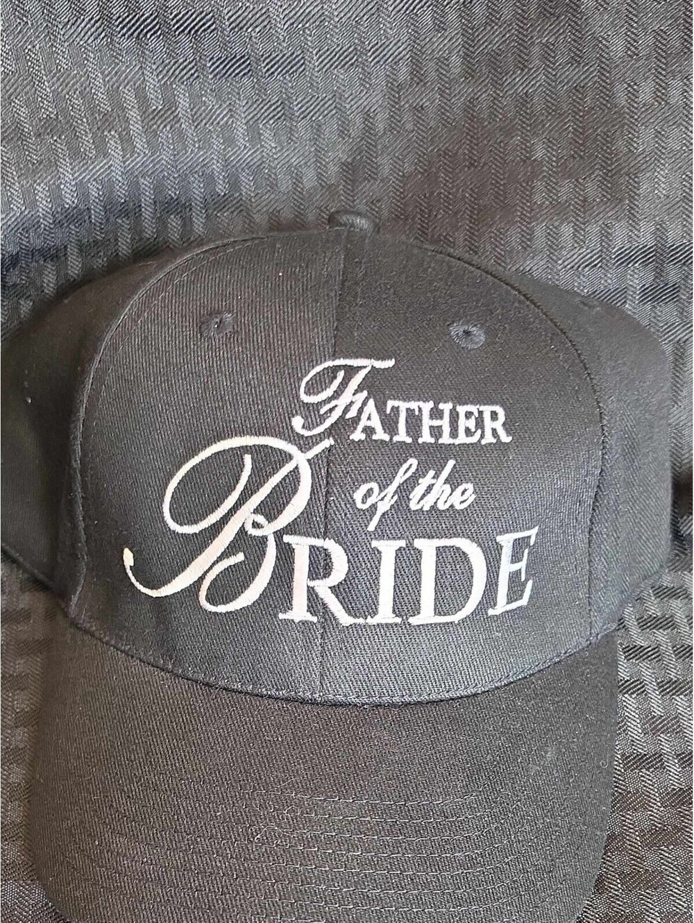 Father of the Bride Baseball Cap by HeadtoToe-Adjustable
